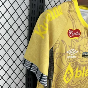 25-26 Santos Yellow Dragon Pattern Kit Special Edition Soccer AAAAJersey Yupoo S-2XL 5