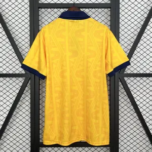 91-92 Lazio Away Yellow Retro Kit Vintage Shirt AAAAJersey Dropship Yupoo 3