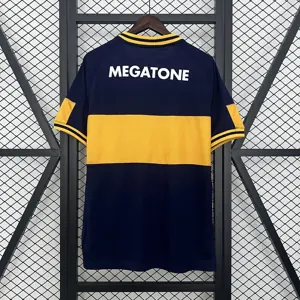 06-07 Boca Juniors Home Retro Kit Vintage Shirt AAAAJersey Dropship Yupoo 1