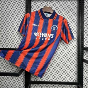 93-94 Rangers Away Retro Kit Vintage Shirt Sport AAAAJersey Yupoo 3