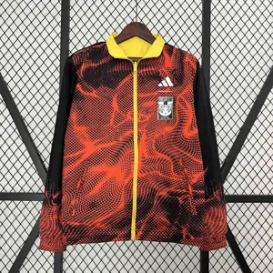 2024 Tigres UANL Orange&Yellow Trench Coat Reversible Windbreaker Double-Sides Jacket 1