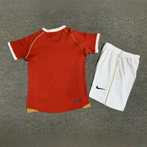 06-07 Manchester United Home Retro Kids Kits Children Sets Football AAAAJerseys Yupoo 9