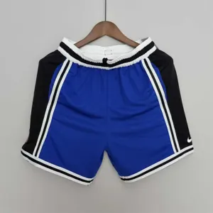 2022 New York Knicks NBA US Training Shorts Blue Black 1