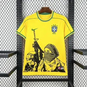 1998 Retro Brazil x Soldier Home Kit Football Vintage Shirt AAAAJersey Supply Yupoo 3