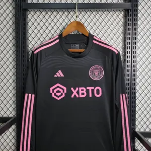 23-24 Long Sleeve Inter Miami Away S-XXL Cheap Soccer Jerseys 1