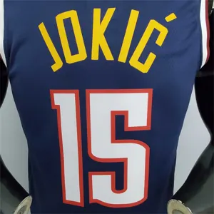 Nuggets Jokic #15 Navy Blue 6