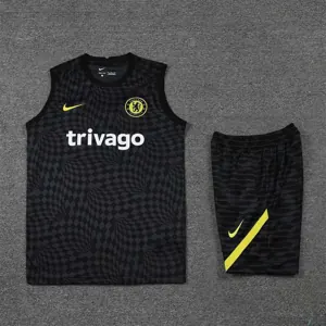 22-23 Chelsea vest training kit kit black stripe 10