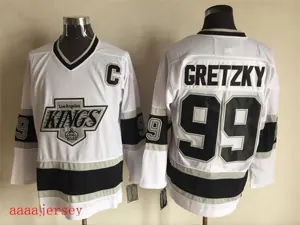Los Angeles Kings retro ice hockey jersey M-3XL 洛杉矶国王队复古冰球服 2