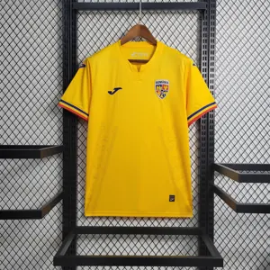 2024 Romania Home Kit UEFA Euro Shirt Best Jerseys Supplier