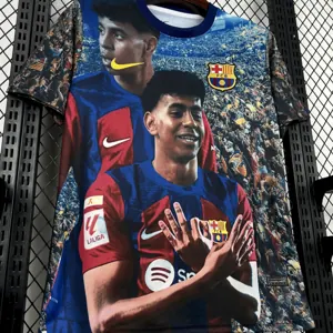 25-26 Barcelona LAMINE YAMAL Special Soccer T-Shirt AAAAJerseys Supply Yupoo 1