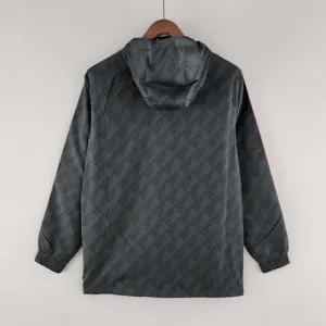 22-23 Flamengo Windbreaker Black Red Edge 5