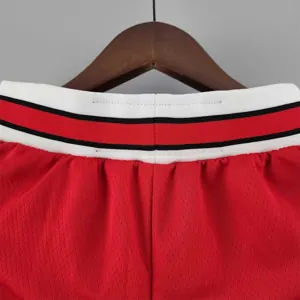 Chicago Bulls red NBA shorts 8