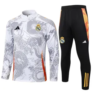 24-25 Real Madrid Long Sleeve Training Suit Football Shirts
