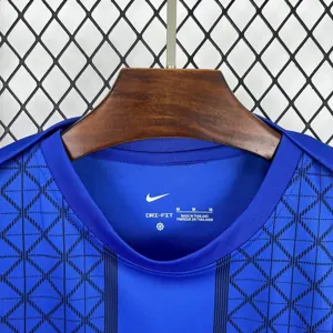 25-26 PSG Pre-Match Blue Shirt Football Uniform AAAAJersey Wholesale Yupoo 3