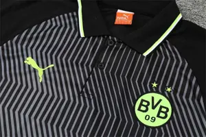 Polo Dortmund black stripes 8