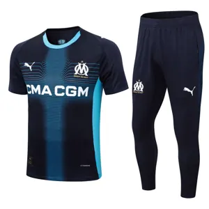 25-26 Marseille Away Player Version Training Kits Football Tracksuits