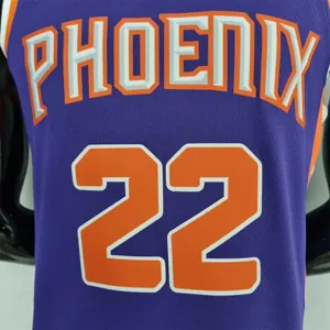 75th Anniversary Ayton #22 Phoenix Suns Purple NBA Jersey 5
