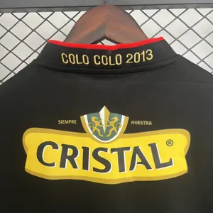 2013 Colo Colo Away Retro Kit Vintage black Shirt Football AAAAJersey Wholesale Yupoo 4