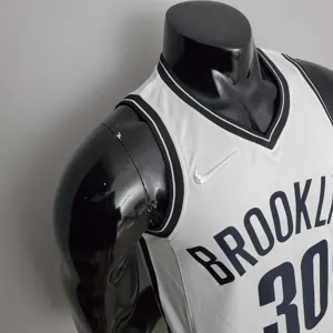 75th Anniversary Curry #30 Nets White NBA Jersey 9