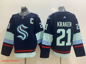 Seattle Kraken ice hockey jersey M-3XL 西雅图海妖队冰球服 1