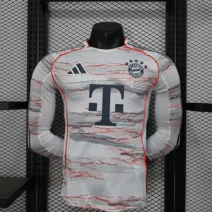 25-26 Bayern Munich Away Kit Player Version Shirt Long Sleeve Sino AAAAJersey Wholesale Yupoo