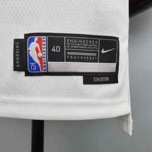 75th Anniversary Jordan #23 Bulls White 1