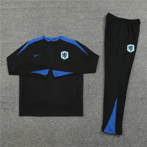 2024 Netherlands Player Long Sleeve Training Suit Football Shirts 3
