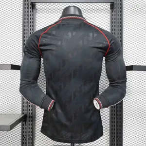25-26 Manchester United OG Black Long Sleeve Kit Player Version Shirt AAAAJersey Dropship Yupoo 2
