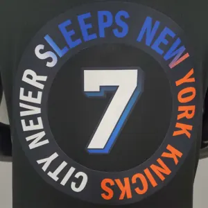 2021 ANTHONY#7 Knicks City Edition Black 2