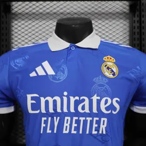 25-26 Real Madrid Blue Special Edition Player Version Shirt AAAAJersey Supplier Yupoo 1