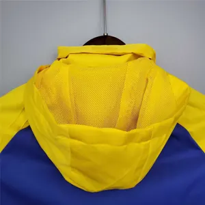 20-21 Boca Juniors Blue and Yellow Windbreaker 1