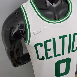 75th Anniversary Tatum #0 Celtics White 5