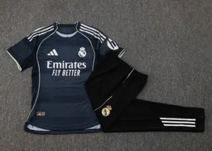 25-26 Real Madrid Away Player Version Training Kits Football Tracksuits 1