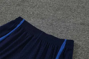 2022 France Training Suit Short Sleeve Kit White Blue 13