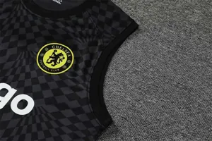 22-23 Chelsea vest training kit kit black stripe 7