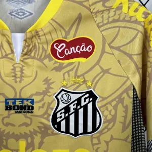 25-26 Santos Yellow Dragon Pattern Kit Special Edition Soccer AAAAJersey Yupoo S-2XL 3
