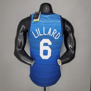 2021 Olympic Games LILLARD#6 USA Team USA Blue 5