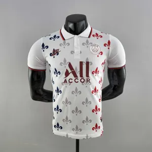 22-23 PSG Co-branded version white POLO