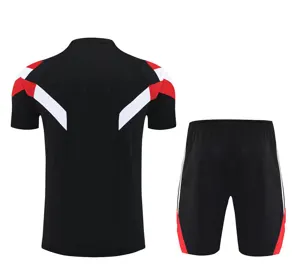 25-26 Manchester United Training Kits Black Football Tracksuits 1