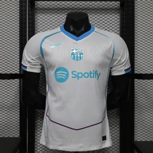 26-27 Barcelona Special Edition Player Version Football White T-Shirt AAAAJersey Supply Yupoo 8