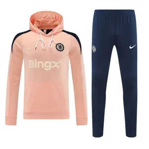 25-26 Chelsea Orange Hoodies Tracksuit Long Jacket Suits