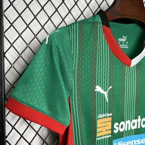 24-25 MC Algiers Home Kid Kits Youth Apparels Football AAAAJersey Yupoo 4