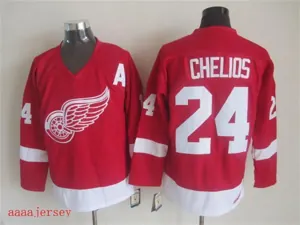 Detroit Red Wings retro ice hockey jersey M-3XL 底特律红翼队复古冰球服 6