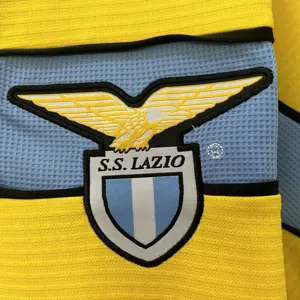 98-99 Lazio Yellow Retro Kit Vintage Shirt AAAAJersey Dropship Yupoo 4
