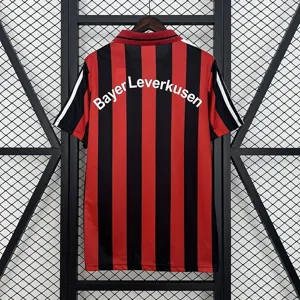 01-02 Leverkusen Home Retro Kit Vintage Shirt AAAAJersey Dropship Yupoo 1
