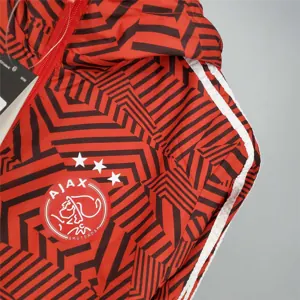 21-22 Ajax Red and Black Stripes Windbreaker 5