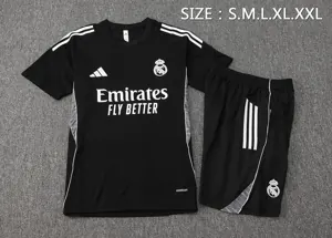 25-26 Real Madrid Black Training Soccer AAAAJersey Yupoo S-2XL 1