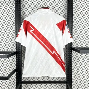 94-95 Rayo Vallecano Home Retro Kit Vintage Shirt AAAAJersey Supply Yupoo 4
