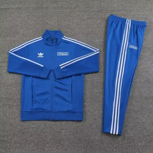 2024 Italy Long Sleeve Kits Blue Jacket Suits Soccer Jerseys Yupoo 2