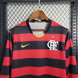 08-09 Retro Long Sleeve Flamengo Home S-XXL 4